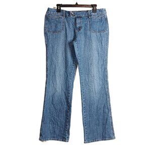 Vintage Banana Republic Bootcut Jeans Womens 14 36x32 Medium Wash Mid Rise EUC